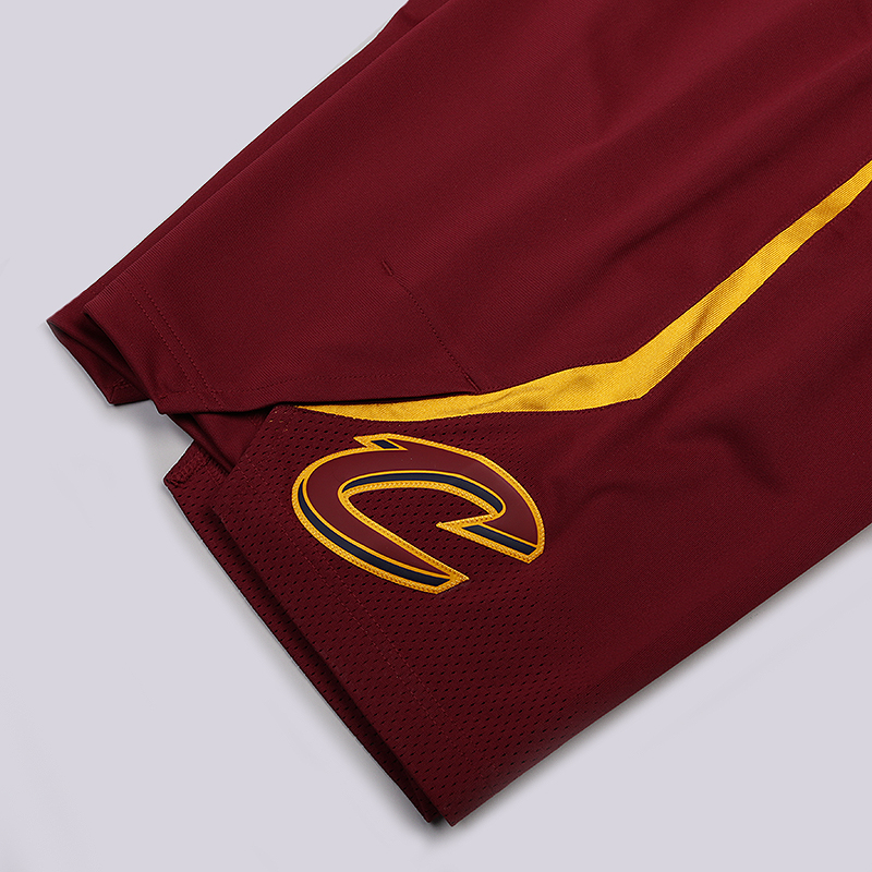 мужские бордовые шорты Nike Cleveland Cavaliers Icon Edition Authentic NBA Shorts 866375-677 - цена, описание, фото 2